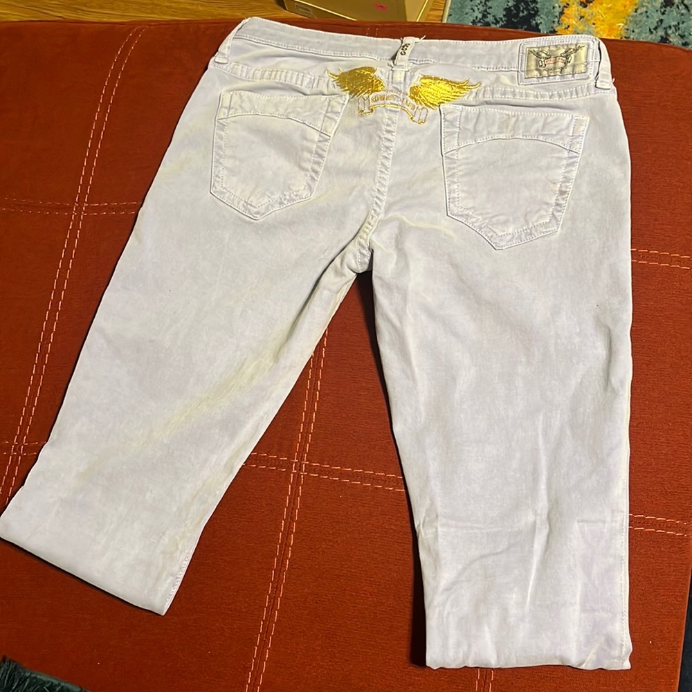 Lavender color denim